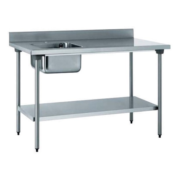 Commercial Work Table With Sink